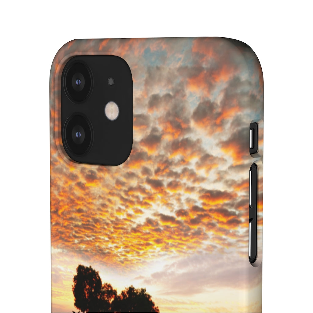 Sunset on the Tropical River Samsung/iPhone (Slim) iPhone 12 Matte Phone Case