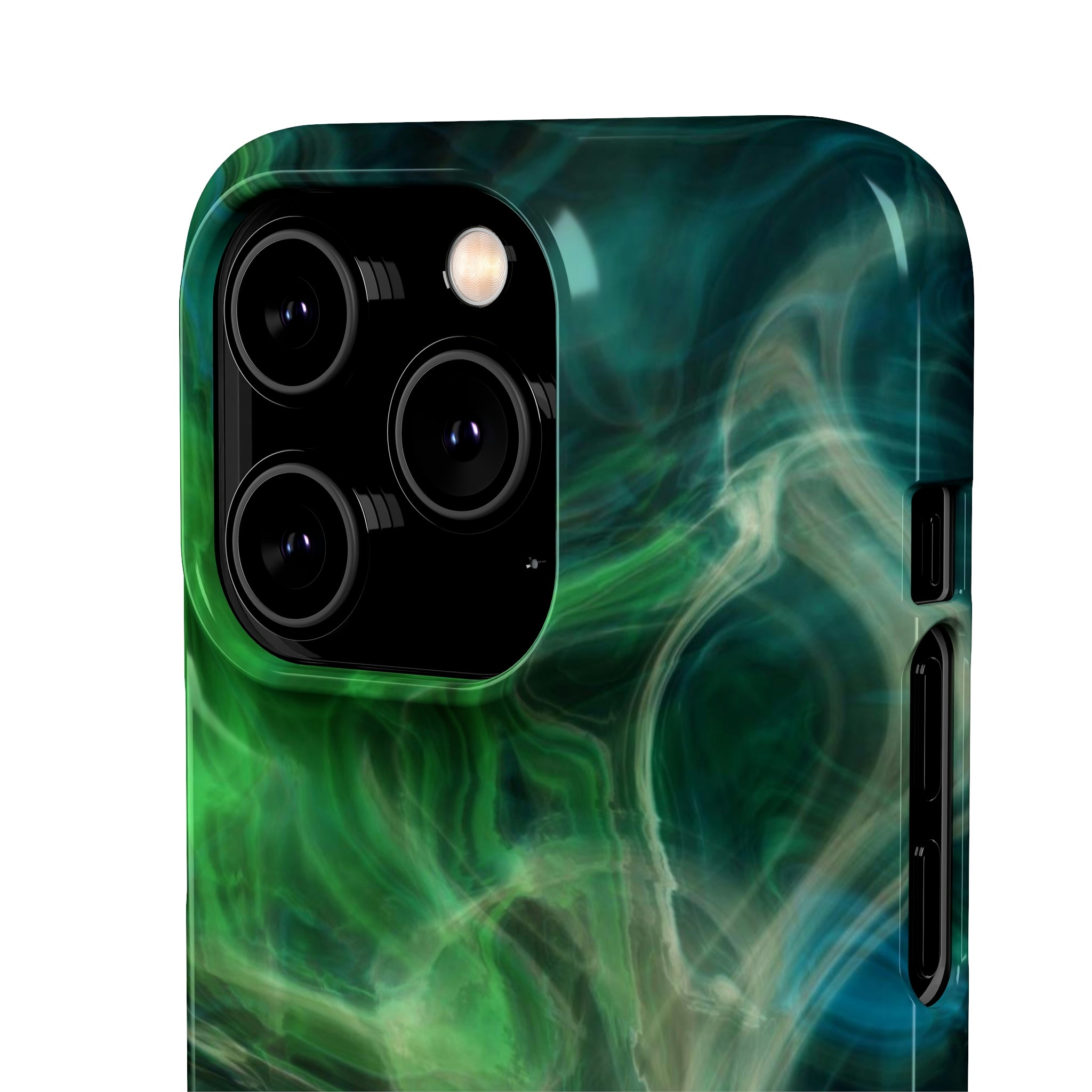 Green Marble iPhone Case (Slim) Phone Case