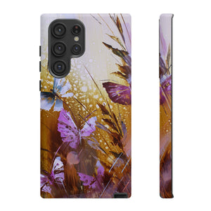 Butterflies Painting Android Case (Protective) Samsung Galaxy S22 Ultra Matte Phone Case