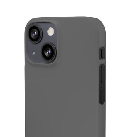 Dim Gray iPhone Case (Slim) Phone Case