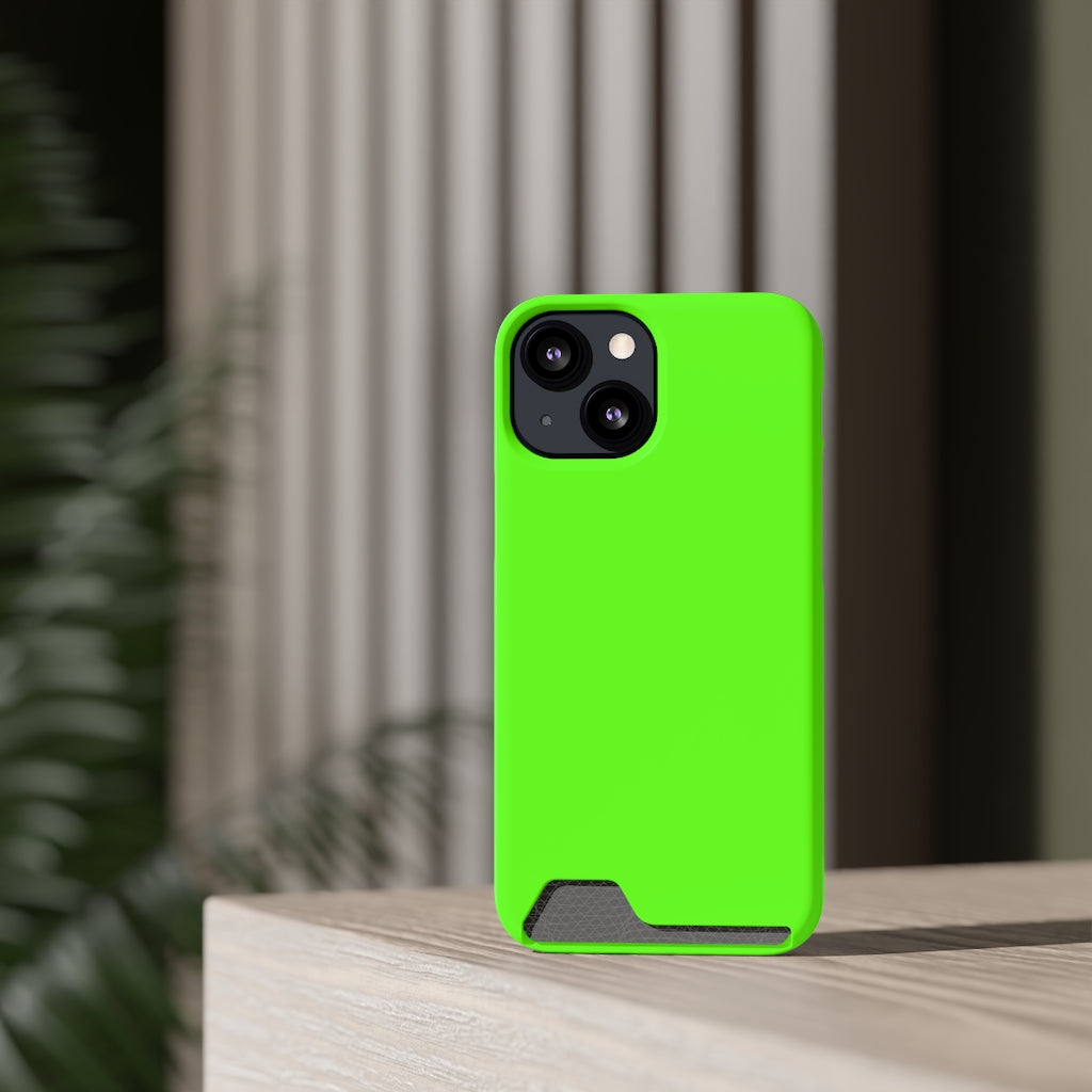 Bright Green iPhone Case (Card) Phone Case