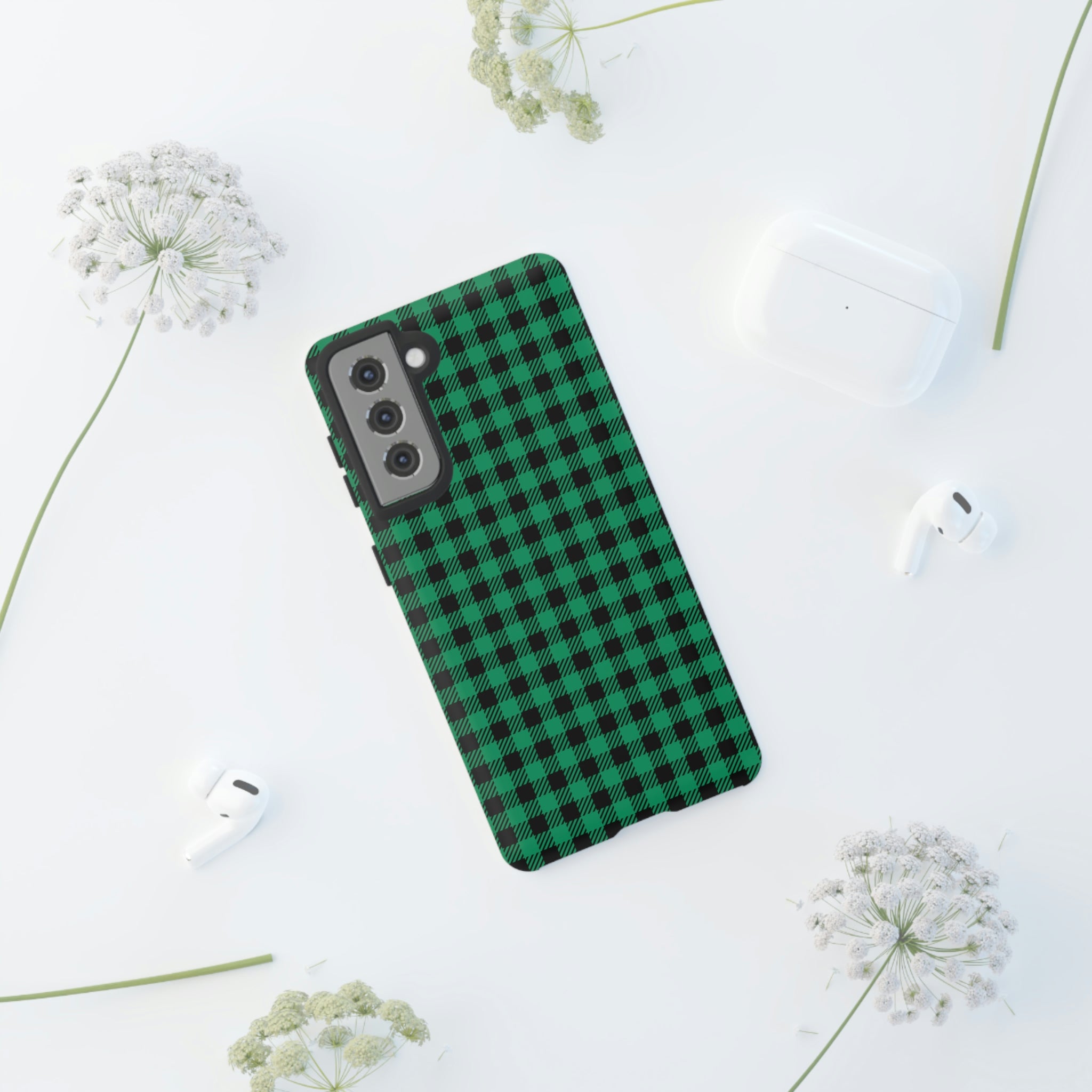 Green Flannel Android Case (Protective) Phone Case