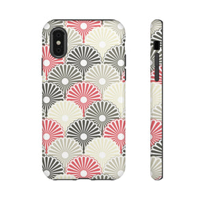 Japanese Flower Pattern iPhone Case (Protective) iPhone XS Glossy Phone Case