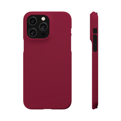 Claret Red iPhone Case (Slim) iPhone 14 Pro Max Matte Phone Case