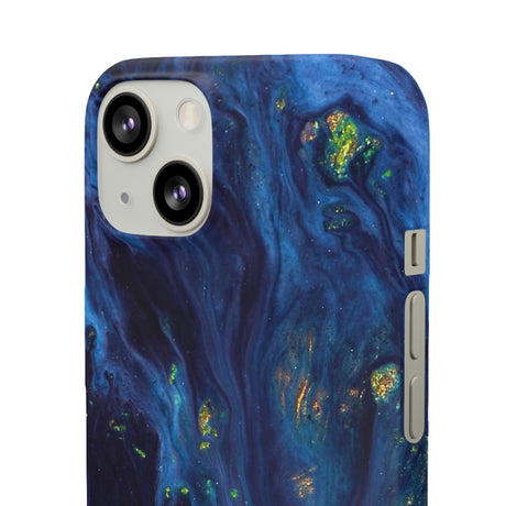 Green Opal Ink Art iPhone Case (Slim) Phone Case