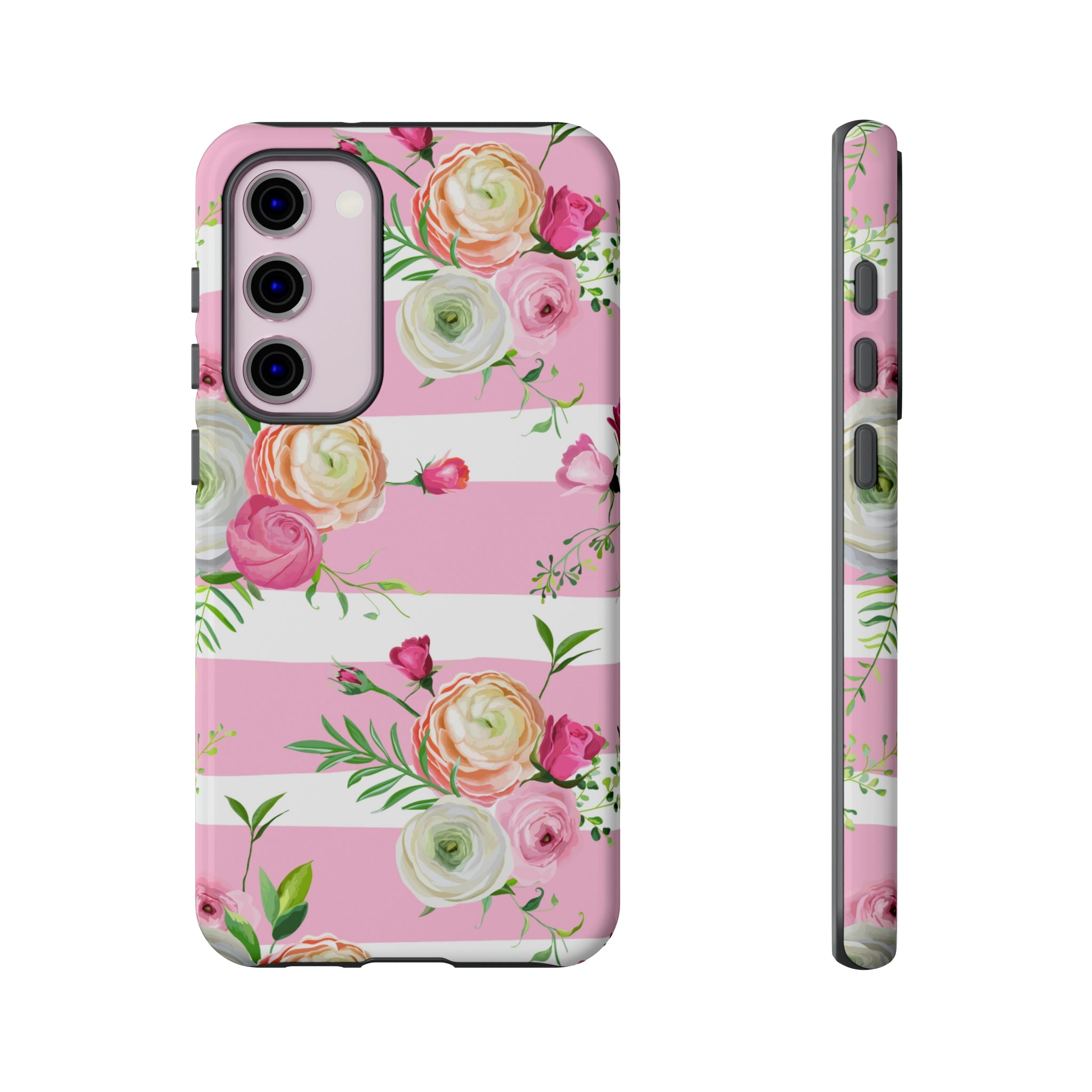 Pink Roses Android Case (Protective) Samsung Galaxy S23 Plus Glossy Phone Case