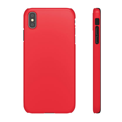 Imperial Red iPhone Case (Slim) iPhone XS MAX Glossy Phone Case