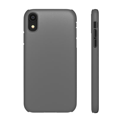 Dim Gray iPhone Case (Slim) iPhone XR Matte Phone Case