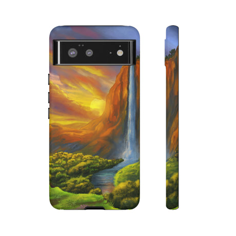 Fantasy Waterfall Android Case (Protective) Google Pixel 6 Matte Phone Case