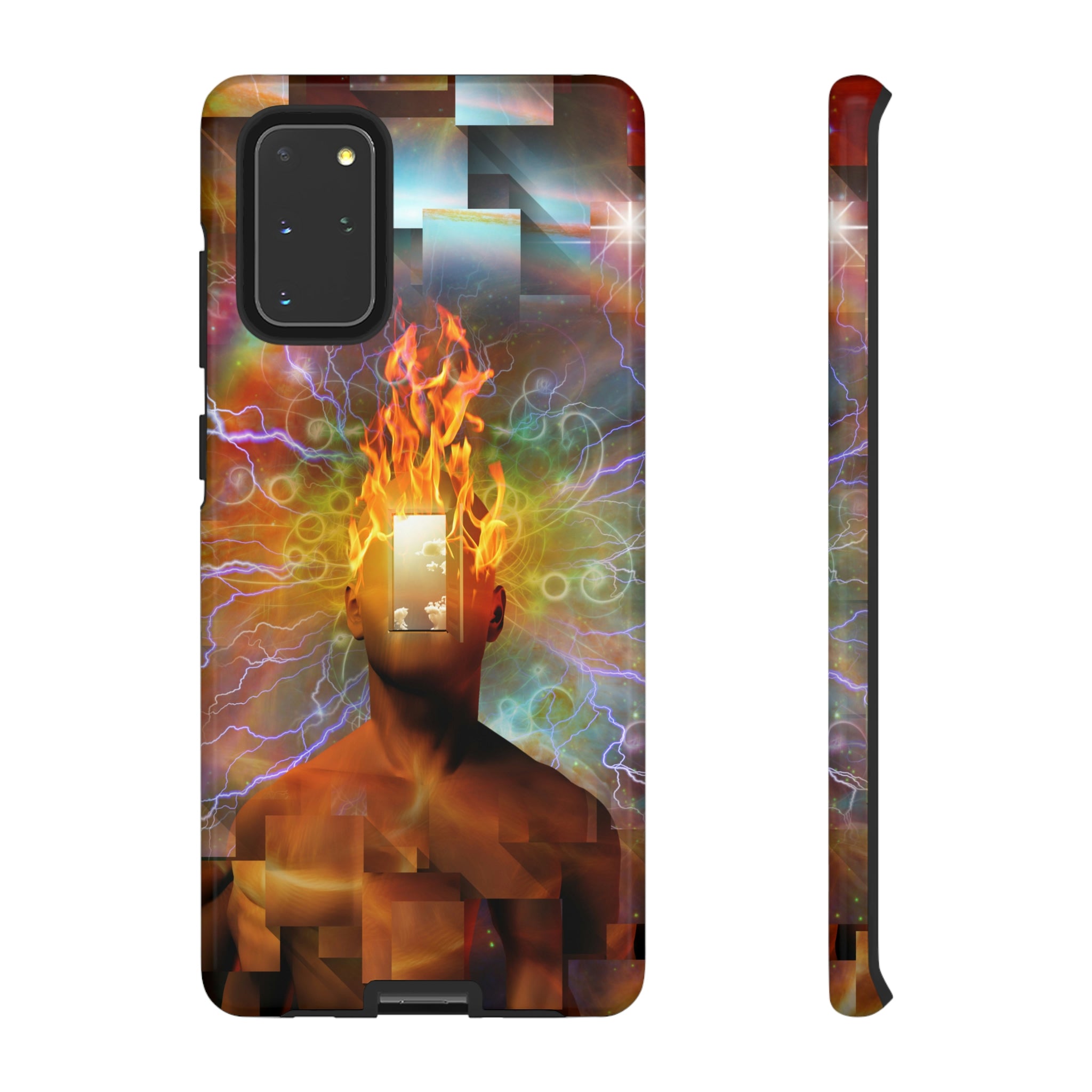 Burning Mind Android Case (Protective) Samsung Galaxy S20+ Glossy Phone Case