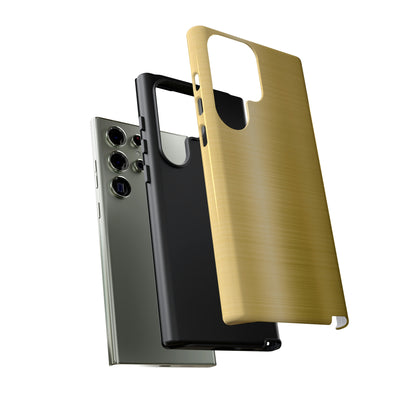 Gold Metal Android Case (Protective) Phone Case