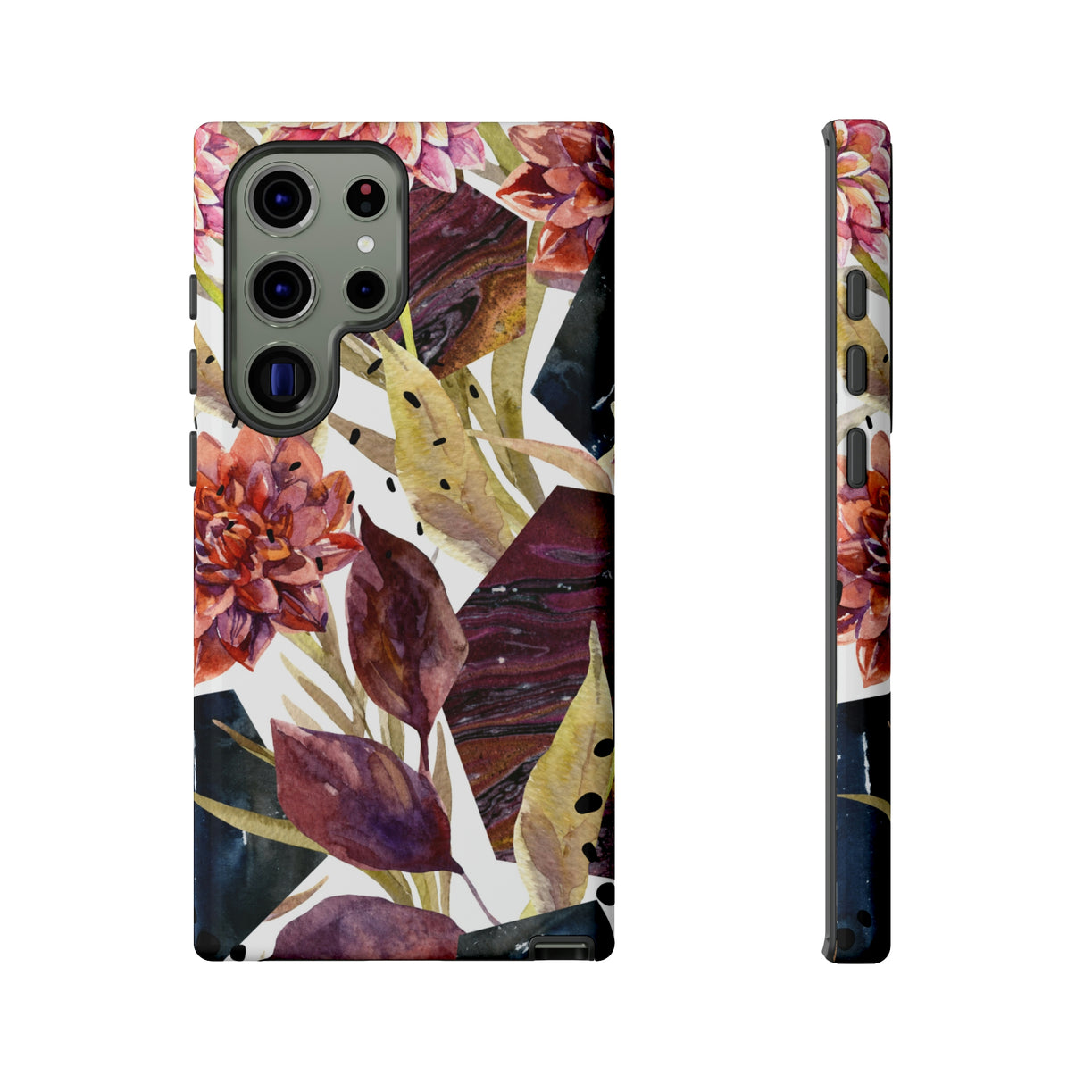 Autumn Floral Android Case (Protective) Samsung Galaxy S23 Ultra Glossy Phone Case