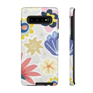 Blue Bouquet Happy Flower Samsung Case (Protective) Samsung Galaxy S10 Matte Phone Case