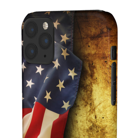 Close up of American flag Samsung/iPhone (Slim) iPhone 11 Pro Max Glossy Phone Case