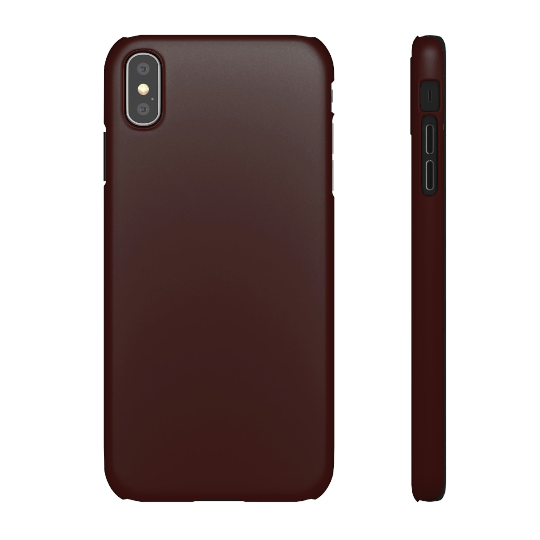 Dark Sienna Purple iPhone Case (Slim) iPhone XS MAX Matte Phone Case