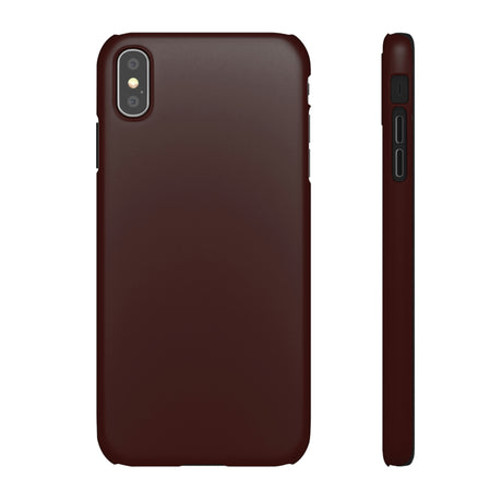 Dark Sienna Purple iPhone Case (Slim) iPhone XS MAX Matte Phone Case