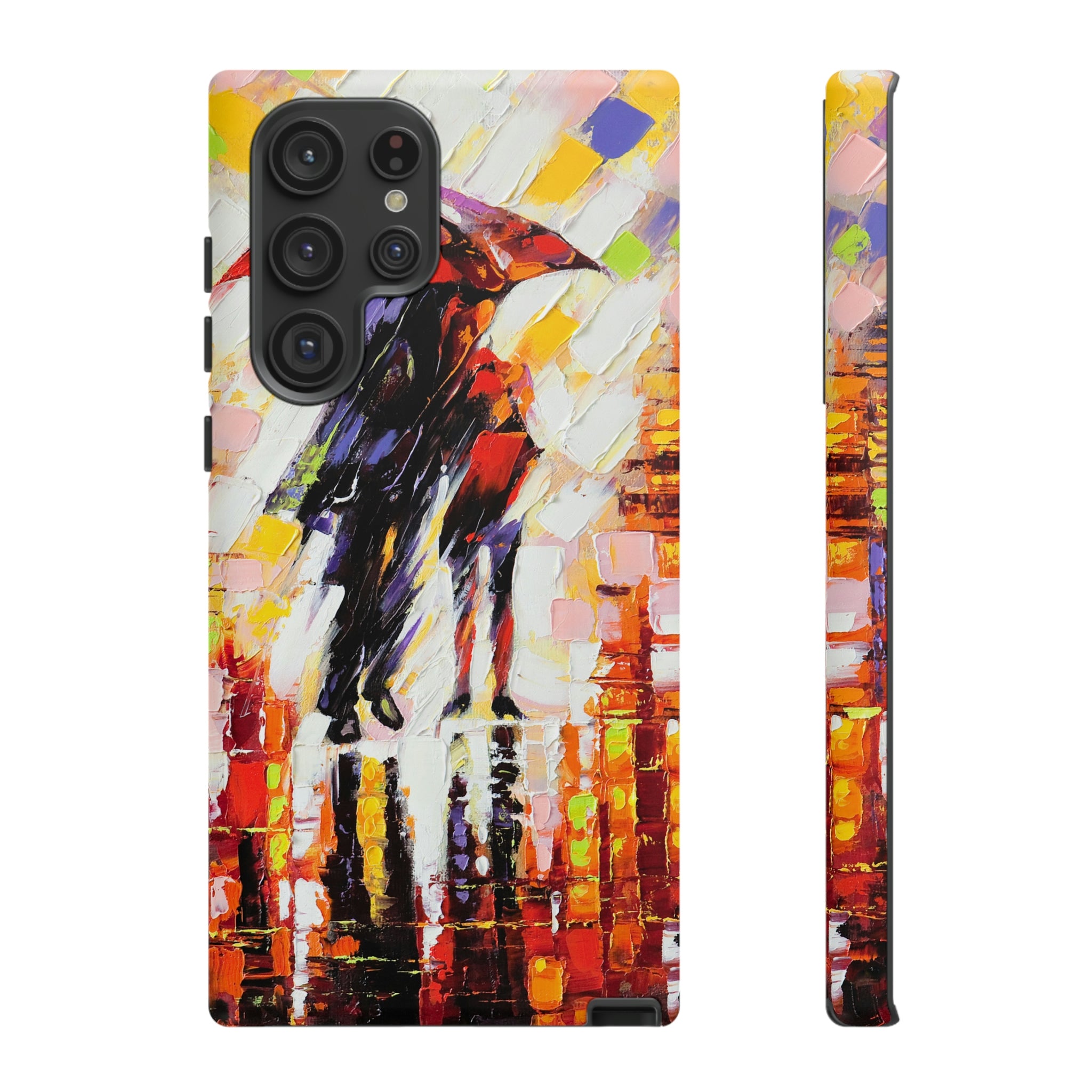 Rain Umbrella Android Case (Protective) Samsung Galaxy S22 Ultra Matte Phone Case