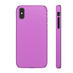 French Mauve iPhone Case (Slim) iPhone X Glossy Phone Case