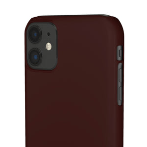 Dark Sienna Purple iPhone Case (Slim) Phone Case