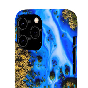 Blue River Ink Art iPhone Case (Slim) Phone Case