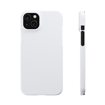 Ghost White iPhone Case (Slim) iPhone 14 Plus Glossy Phone Case