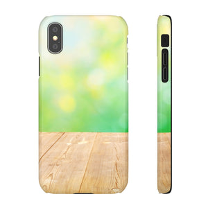 Summer Background With Wooden Pier Samsung/iPhone (Slim) Phone Case