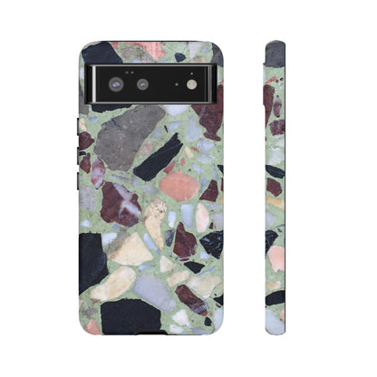 Terrazzo in Green Android Case (Protective) Google Pixel 6 Matte Phone Case