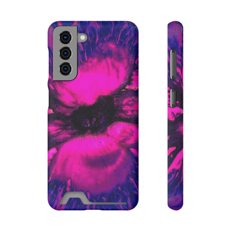 Deep Pink Ink Art Android Case (Card) Samsung Galaxy S21 Matte With gift packaging Phone Case