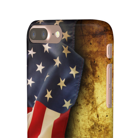 Close up of American flag Samsung/iPhone (Slim) iPhone 7 Plus Glossy Phone Case