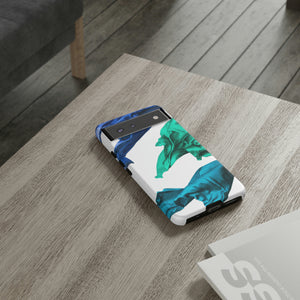 Blue Velvet Fabric Android Case (Protective) Phone Case