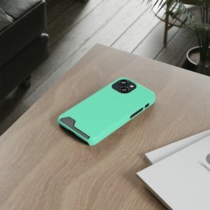 Aquamarine iPhone Case (Card) Phone Case