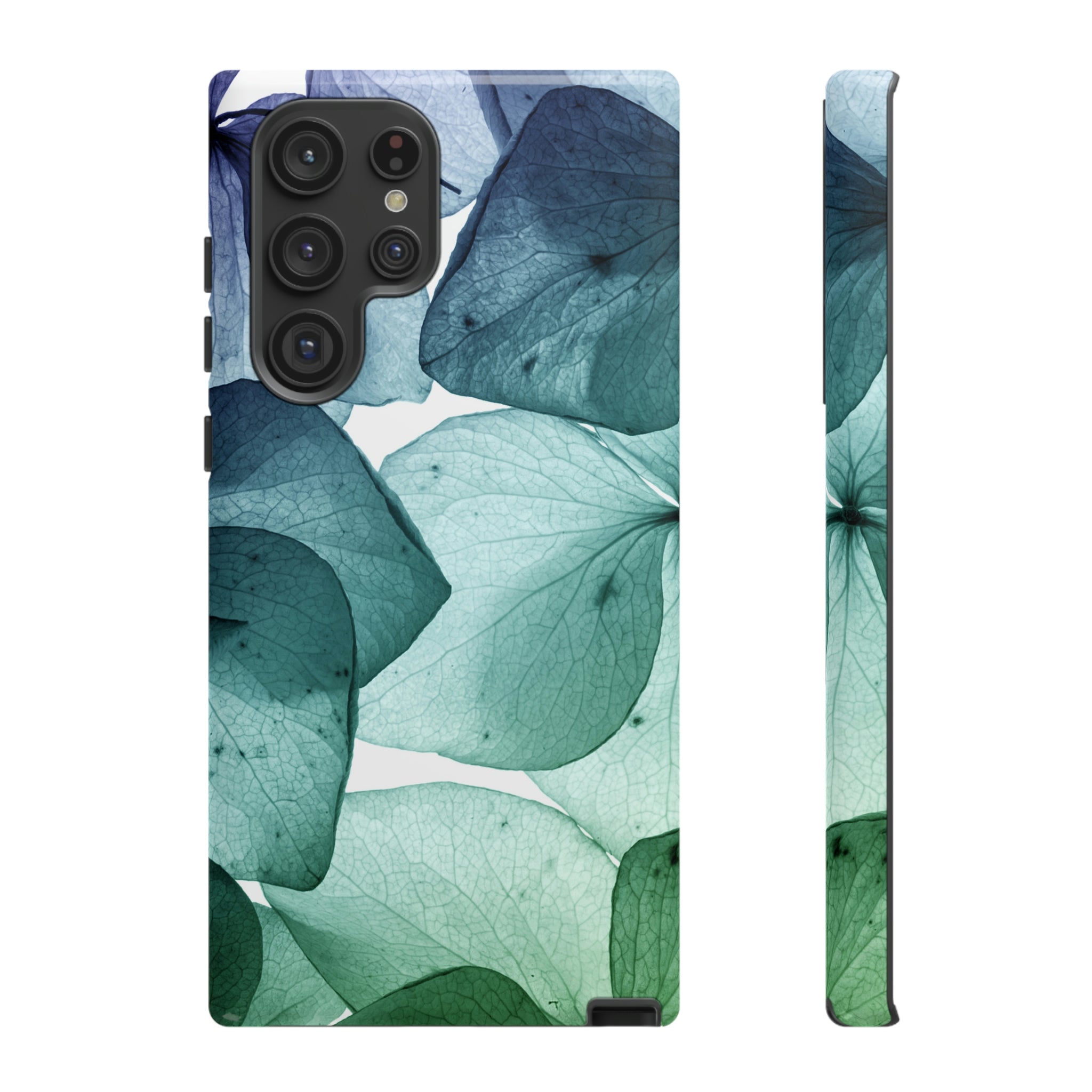 Green Leaves Android Case (Protective) Samsung Galaxy S22 Ultra Glossy Phone Case