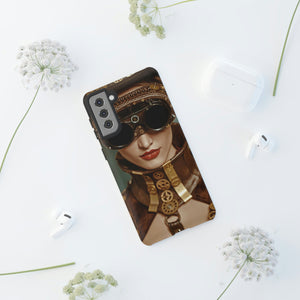 Steampunk Lady Android Case (Protective) Phone Case