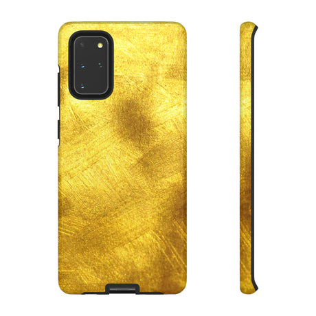 Gold Texture Android Case (Protective) Samsung Galaxy S20+ Glossy Phone Case