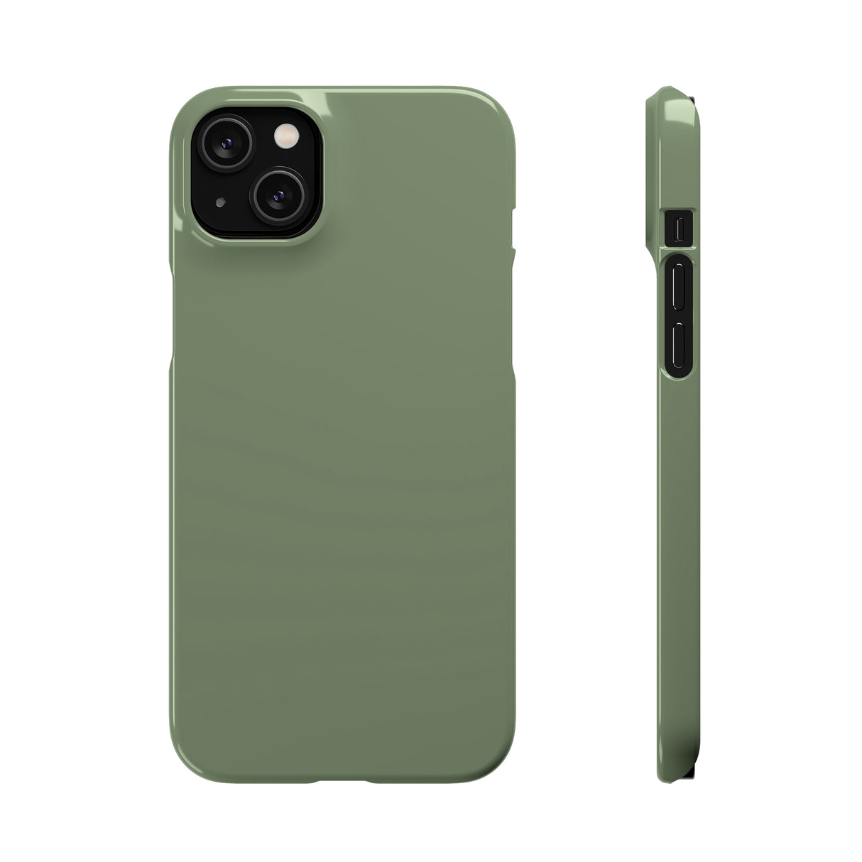 Camouflage Green iPhone Case (Slim) iPhone 14 Plus Glossy Phone Case