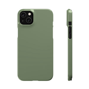 Camouflage Green iPhone Case (Slim) iPhone 14 Plus Glossy Phone Case