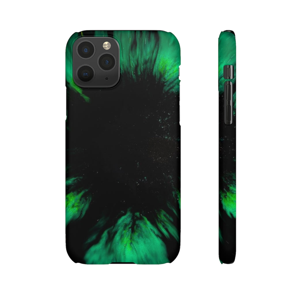 Northen Star Gaze Ink Art iPhone Case (Slim) iPhone 11 Pro Matte Phone Case