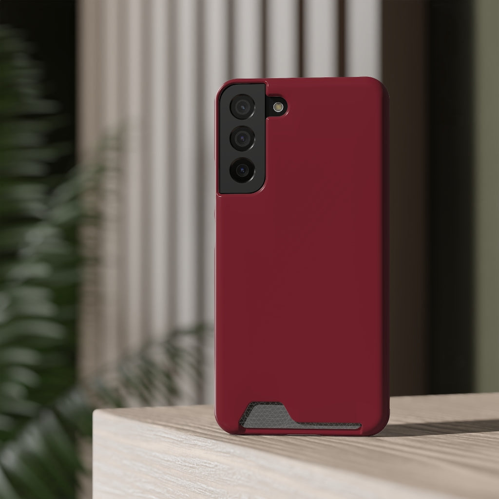 Burgundy Android Case (Card) Phone Case