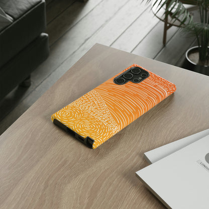 Minimalist Line Art Android Case (Protective) Phone Case