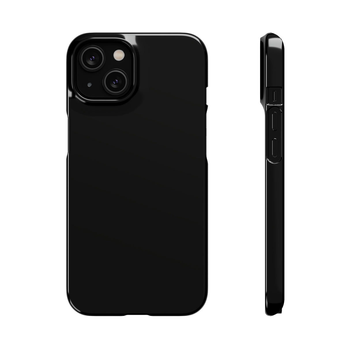 Black iPhone Case (Slim) iPhone 14 Glossy Phone Case