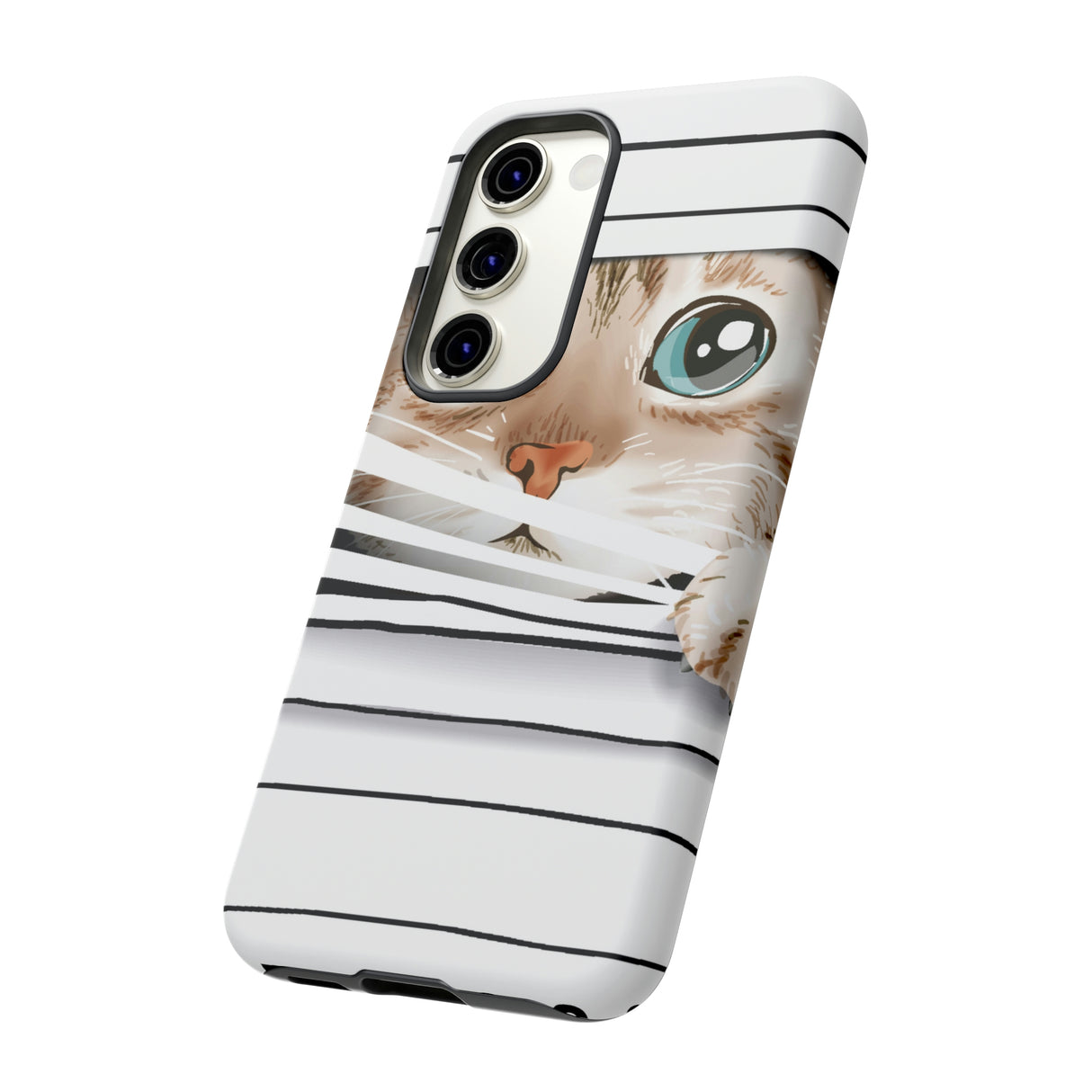 Cute Cat Window Android Case (Protective) Phone Case