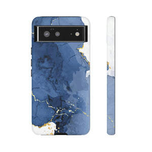 Classic Blue Watercolor Android Case (Protective) Google Pixel 6 Matte Phone Case