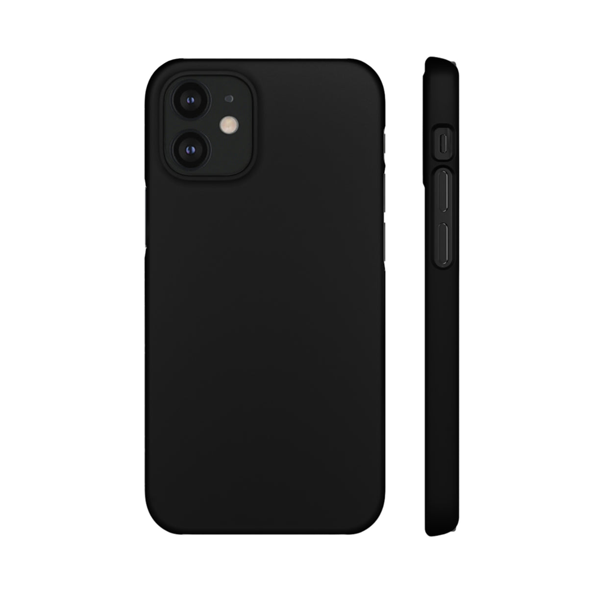 Black iPhone Case (Slim) iPhone 12 Mini Matte Phone Case