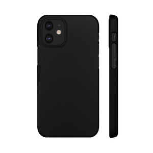 Black iPhone Case (Slim) iPhone 12 Mini Matte Phone Case