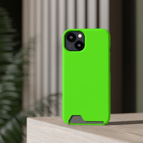 Bright Green iPhone Case (Card) Phone Case