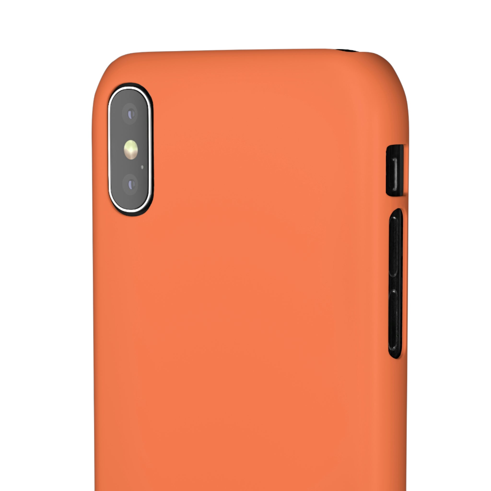 Coral Orange iPhone Case (Slim) Phone Case