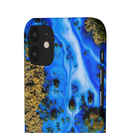 Blue River Ink Art iPhone Case (Slim) Phone Case