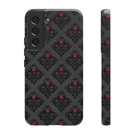 Pixrose Gothic Flower Samsung Case (Protective) Samsung Galaxy S22 Glossy Phone Case