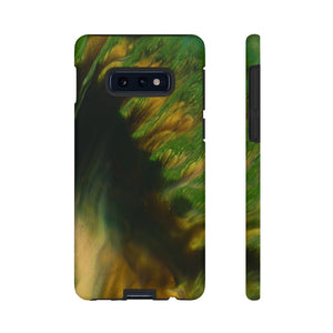 Green Forest Ink Art Android Case (Protective) Samsung Galaxy S10E Matte Phone Case