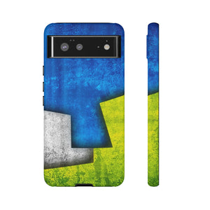 Blue Abstract Art Android Case (Protective) Google Pixel 6 Matte Phone Case